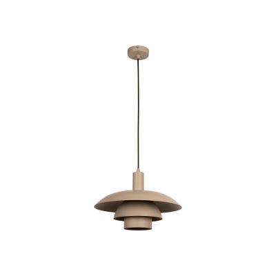 Lucide BRUNO - Pendant light - Ø 38 cm - 1xE27 - Taupe